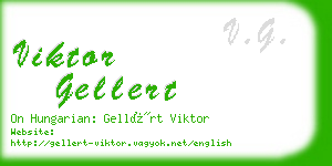 viktor gellert business card